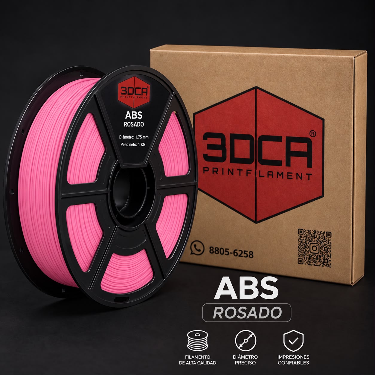 Filamento ABS Rosado